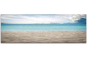 PAUL SINUS Art Image sur toile et panoramique Châssis 150 x 50 cm Thaïlande mer plage Wolke voile