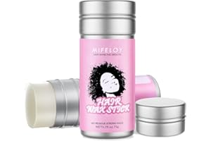 MIFELOY Damen Haarwachs Stick, 2.7 fl.oz Haarstyling Wachs Stick, Modellierung Haar Pomade für Perücken Babyhaar Frizz Flyaways krauses, Hair Styling Rand Edge Kontrolle Glue Haarcreme, Finishing Frisur Gel