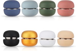 XIHIRCD 8pcs Strong Multi-Purpose Magnetic Pins - No-Snag Pinless Brooch Small Magnetic Scarf Clasp for Women's Hijabs & Scarves