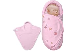 Asnewkit Swaddle Blanket for Newborns,Baby Swaddle Wraps Blanket 0-3 months, 100% Organic Cotton Baby Swaddles,Baby Wrap Blanket,Swaddles for Newborn Boy and Girl(Pink)
