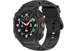 Miimall Pasek z TPU kompatybilny z Samsung Watch Ultra 47 MM, codzienne tarcie, trwałość i wytrzymałość, pasuje do różnych scenariuszy paska do Samsung Watch Ultra, dla mężczyzn/kobiet