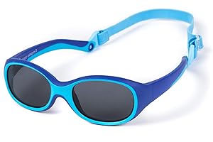 Kiddus Gafas de Sol para Niño y Niña. A partir de 2 años. Protección UV400 contra Rayos UVA Y UVB. Sin BPA. Super Flexibles, Irrompibles. Banda Ajustable y Extraíble.