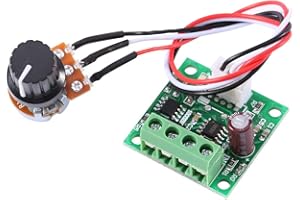 SAMFOX Régulateur de Vitesse - DC Régulateur de Vitesse Moteur DC 1.8V à 15V Basse Tension Régulateur 2A Mini PWM Module de Commande