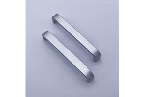 Qrity 2x Perillas de aleación de aluminio Armario de cocina Armario Cajón Tiradores Tirador (128MM) + Tornillos