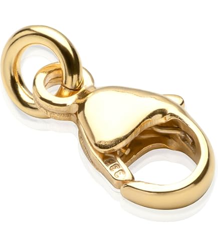 Fermoir En Or Jaune 18 Carats - Boucle De Bracelet Ou Collier Diamètre 6 Mm, Bijouterie Or