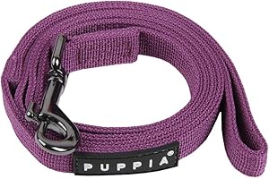 Puppia Smycz dla Małych Psów i Szczeniaków - 1,16 m, 1,20 m, 1,40 m - Wiele Kolorów - Fioletowa