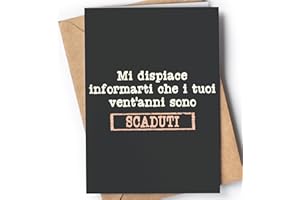 GREETING CARDS FOR EVERYONE Biglietto Auguri 30 Anni Uomo - 30 Anni Compleanno Donna - Regalo Donna, Uomo - Biglietti Auguri Divertente Figlia, Figlio, Nipote, Per Lui, Lei - Regali 30 Ragazza, Ragazzo - Dispace Vent'Anni EU 76