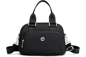 VARLIVOO Mode Femme Sacs Bandoulière Sac à Main Multifonctionnel Femme Sac Portés Main Sac Fourre Travail Voyage Polyester