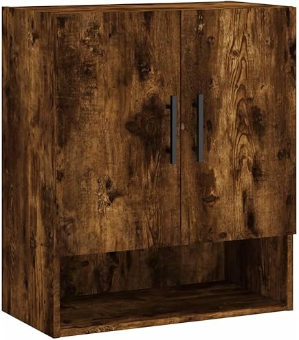 Hangkast 35x34x90 cm bewerkt hout zwart kopen