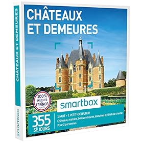 SMARTBOX – Coffret Cadeau – CHÂTEAUX ET DEMEURES DE CHARME – 355 séjours : châteaux, demeures anciennes, manoirs ou domaines