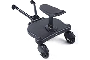 SABUIDDS Adaptateur de Pédale pour Poussette Planche à Roulettes Accessoires pour Poussette avec Siège de Poussette, Planche Universelle pour Toutes Les Chaises de Poussette