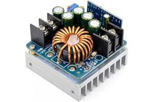 DONGKER Module Abaisseur d'alimentation Haute Puissance 400W,DC-DC 10.5V-60V À 0-45V Buck Module d'alimentation Régulateur de Tension Carte d'alimentation