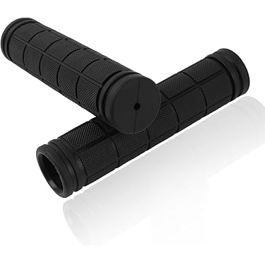 Poignées VTT Antidérapantes 160mm - Caoutchouc Dense, Compatible Guidon 22mm, Pour Vélo Et Trottinette