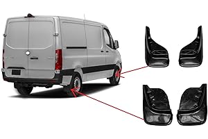 ARIX 4 parafanghi di colore nero posteriore + anteriore sinistro + destro Ducato