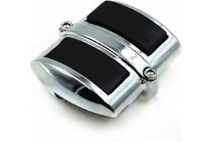 BHYSHOP Chrome Brake Heel Shift Pedal Pad Cover for Intruder VL800 VZ M50 C50 C90 Vulcan VN Rebel Shadow Spirit Aero V-Max Sportster XL883 1200 Dyna Wide Glide V-Rod