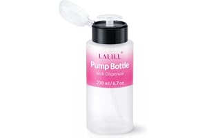 LALILL Dispenser Pumpdispenser - pumpflaska för vätskor - nagellackborttagare, remover manikyr - 200ml