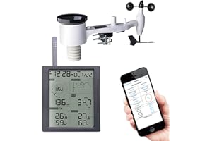 Stazione meteo WiFi ECOWITT WN1900 con sensore meteo esterno wireless, WiFi funziona solo in modalità lenta 802.11b