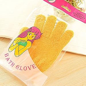 3 Pcs Removes Dead Skin Cells Scrub Five Finger Gloves Shower Bath Gloves Exfoliating Gloves Towel Washcloth - Image 6