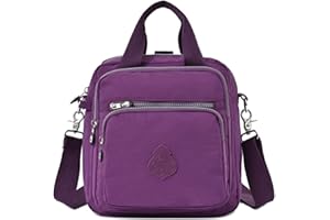 Estwell Bolso de Hombro Mujer Impermeable Nailon Mini Bolso Mochila Moda Bolso Bandolera Lindo Pequeños Bolso de Mujer Mochila de Viaje Casual