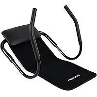 MSPORTS AB Roller – Allenatore addominale | Premium con poggiatesta e tappetino – pieghevole – salvaspazio | per addominali a