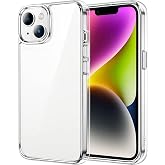 GGM GİYİM & AKSESUAR iPhone 14 Plus ile Uyumlu Şeffaf Silikon Şok Emici &Ouml;zellikli Full Kasa Koruma Sağlayan Şeffaf Kılıf