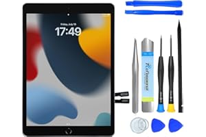 NB+ Sostituzione dello schermo per iPad 9a 10,2 pollici (A2602 A2603 A2604 A2605) Digitalizzatore touch screen di generazione 2021 adesivo preinstallato (non display LCD)