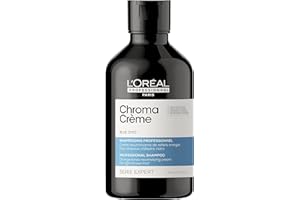 L'OREAL L'Oréal Professionnel Paris | Profesjonalny szampon korektor kolorów Chroma Crème Blue Series Expert, do jasnobr?zowych w?osów farbowanych, wzór wzbogacony pigmentami, 300 ml