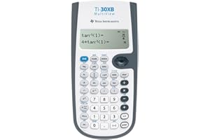 Texas Instruments TI-30XB Mulitview Calculatrice Scientifique, Gris, blanc