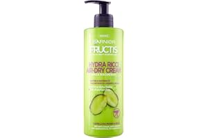 Garnier Fructis Trattamento Definizione Senza Risciacquo, Per Capelli da Mossi a Ricci, Anti-Crespo, Per una Chioma Morbida e Luminosa, Hydra Ricci, 400 ml