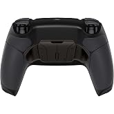 eXtremeRate Programmable RISE4 RMB Remap Kit for PS5 Controller BDM-030 Real Metal Buttons Version Upgraded Board and Re-Design Rubberised Handle Back Case and Back Paddles Buttons for PS5 Black
