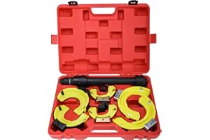 FreeTec MacPherson-fjäderspännare i set för MacPherson-fjädring, bilverktyg lämplig för de flesta McPherson-fjäderben