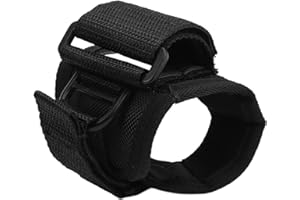 SUNGOOYUE Guante de Linterna de Buceo, Soporte de Luz de Buceo Universal Ajustable Suave Montaje de Mano Correa de Cintura para Buceo