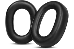 HTINDUSTRY Wysokiej jakości wymienne poduszki nauszne kompatybilne ze słuchawkami bezprzewodowymi Jabra Elite 85H pianka z pamięcią kształtu