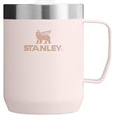 Stanley Classic Legendary Camp Mug Paslanmaz &Ccedil;elik Termos Bardak, Pembe Kuvars (Rose Quartz), 0.23 Litre
