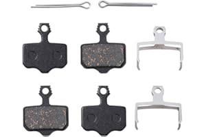 ICREOPRO 2 Pairs Bike Disc Brake Pads for Avid Elixir 1 3 5 7 9 R ER CR Mag Level TL T Sram XO XX X7 X9 XXWC DB1 DB3 DB5 Durable & Long-lasting(Resin,Semi-Metallic,Sintered Metal,Multi-Metallic)