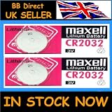Fabricado en Japón 2 x de alta calidad MAXELL CR2032 pilas 3 V batería de litio cr 2032 llave mando a distancia