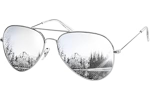 KANASTAL Grandes Gafas de Sol Polarizadas, Marco de Aleación Aeroespacial, Clásico para Hombre y Mujer Categoría 3, UV400 Protección