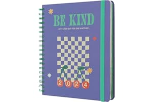 ‎KOKONOTE Kokonote Planer 2023 2024 - Big Size Kalender 2024 Buchkalender Be Kind Studienplaner 2023/2024 - Terminplaner 2023/2024 - Terminkalender 2023/2024 - Kalender 2023 2024 Ringbuch