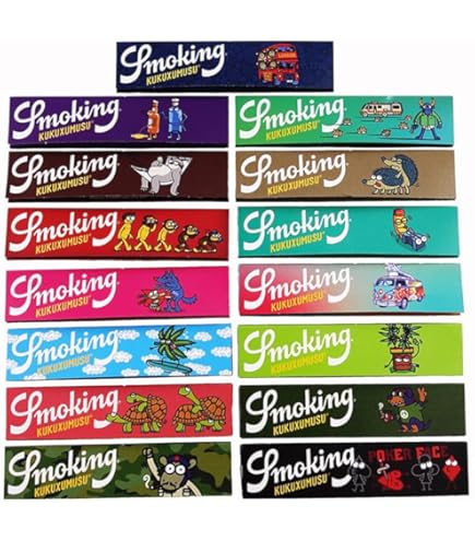 MOON Papier à Cigarettes à Combustion Lente En Pâte De Bois Naturel écru 108 X 36 Mm 50 Carnets/32 Feuilles Par Livre 1600 Feuilles 13 G/m²