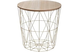 ‎ATMOSPHERA CREATEUR D'INTERIEUR Atmosphera - Couchtisch Kumi Gold D 40 cm - Gold