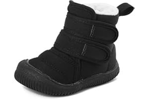 MASOCIO Stivaletti Neonato Neonata Invernali Scarpe Scarponcini Bimbo Bambino con Suole Gomma Antiscivolo Taglia 19-27 EU