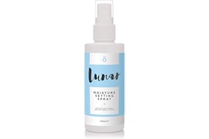 Makeup Setting Spray by Lunar Glow. Fixing and Finishing Spray with New and Improved Spray for Face and Skin 100ml.