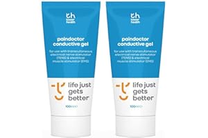 TOWER HEALTH Pain Doctor Conductive Gel 2X Paindoctor Improve Conductivity for Best Stimulation and Results Enhance SelfAdhesive Properties to Be Used with TENS and EMS Electrodes New Size 100ml, Blue