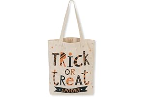 GTYARYUA Stofftasche Halloween, Halloween Tragetaschen Süßes, Halloween Tasche, Süßigkeiten-Einkaufstasche, trick or treat bag, Wiederverwendbare Taschen, für Kind Süßes oder Saures & Partyzubehör