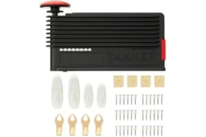 Takker® Picture Frame Hanging Tool Kit Easy One-Step 61 Pieces- No Tools/Nails Required – As Seen On Dragon’s Den - Hang On Walls, Plasterboard, Wood, Up to 8kg Pictures Canvas Clock Decor Utensils