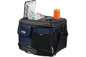 Arctic Zone Titan 50 Can składana torba chłodząca na lód, napoje spożywcze z blatem, niebieska