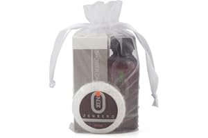 PRESENT-MORE - Set Cortesia 100 Ospiti Zenzero - Fragranza Zenzero e Limone - Contiene: Shampoo Doccia, Sapone e Cuffia - Per Hotel e B&B