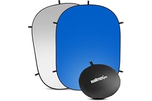 walimex pro 2 w 1 składane tło szare/niebieskie 150 x 200