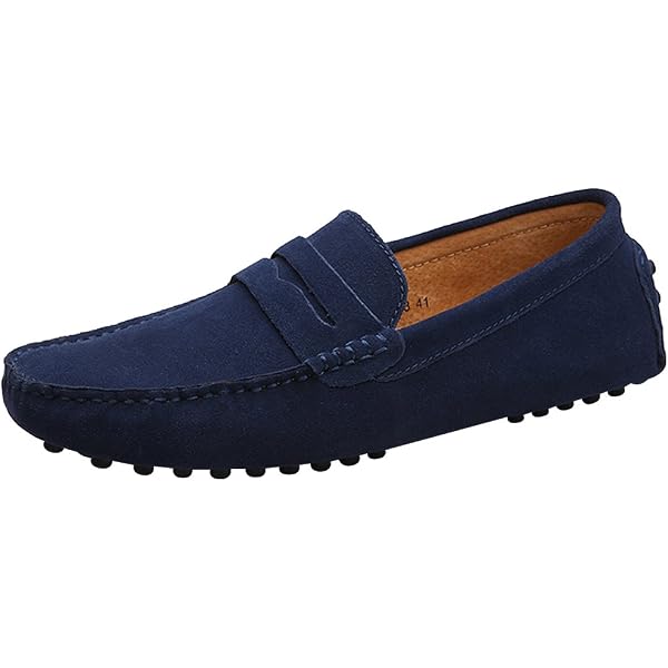 Elara Mocassini Uomo In Pelle Scamosciata – Scarpe Da Vela Chunky Rayan, Comode E Antiscivolo