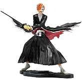 Abysse Corp Bleach Aksiyon Fig&uuml;r&uuml; Ichigo 1:10 &Ouml;l&ccedil;ek baskılı, PVC'den, hediye paketinde